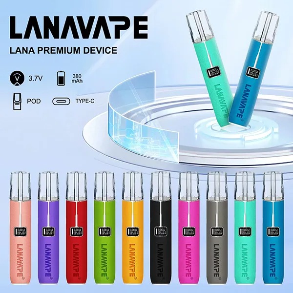 LANA 皮革主機:雙模式調壓電子煙 (通用一代煙彈・智慧顯示)