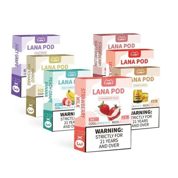 LANA 煙彈:發光霧化彈 (通用一代主機・2.5ml*3入組)